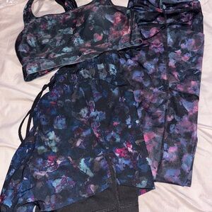 Avia Multicolor Sports Bra and Leggings Set